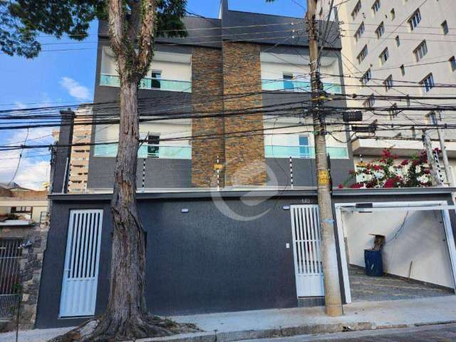 Cobertura com 3 dormitórios à venda, 72 m² por R$ 890.000,00 - Vila Assunção - Santo André/SP