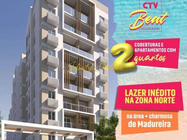 Beat Residencial Apartamento 2 quartos com varanda e vaga em Madureira