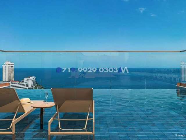 Apartamento 3 suítes no rio vermelho - vista mar