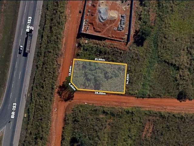 Lote de 529 m² à venda por R$ 260.000 em frente a BR-153, no Rosa dos Ventos - Aparecida de Goiânia