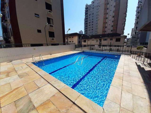 Piscina privativa na cobertura, sala ampla, andar alto com vista livre, à 2 quadras da praia na cidade de santos!!!