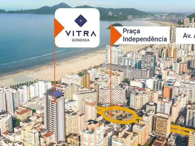 Revenda vitra gonzaga patriani, andar alto, alto padrão, lazer completo na cidade de santos!!!