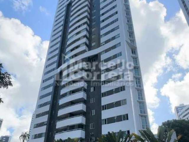 Apartamento de 140m&#178; no Edf. Dirceu Borges, Aflitos