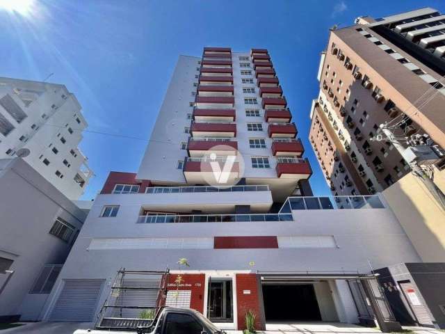 Apto 2 dorm com suíte, sacada, churrasqueira, andra alto, 2 vagas de garagem