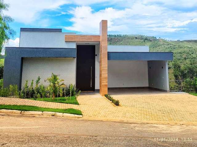 Maravilhosa casa moderna com excelente padrão d e acabamento, localizada no Condomínio Lagoa Santa Park Residence