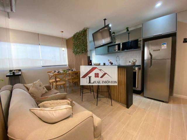 Apartamento com 2 dormitórios à venda, 38 m² por R$ 310.000,00 - Parque Erasmo Assunção - Santo André/SP