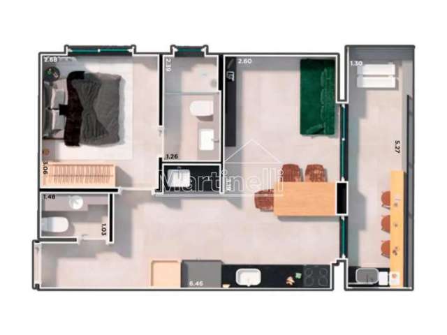 Apartamento Padrão em Ribeirão Preto