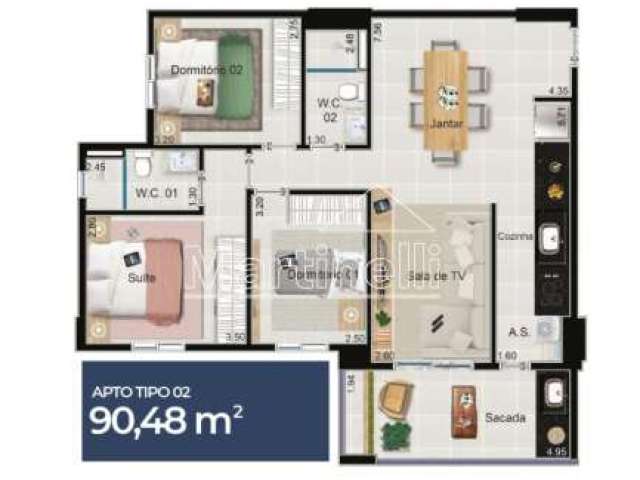 Apartamento Padrão em Ribeirão Preto