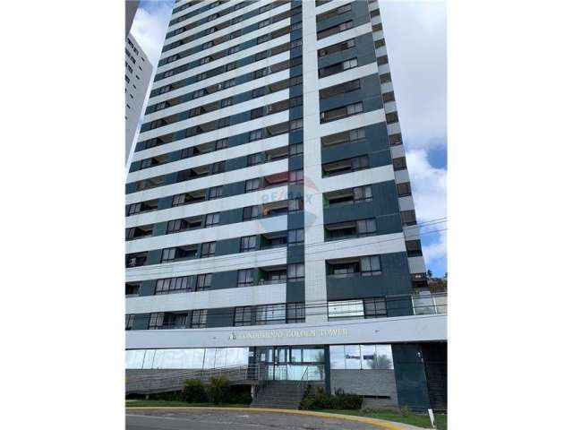 Belíssimo Apartamento 2/4 No Flat Goold Tower -  Areia Preta