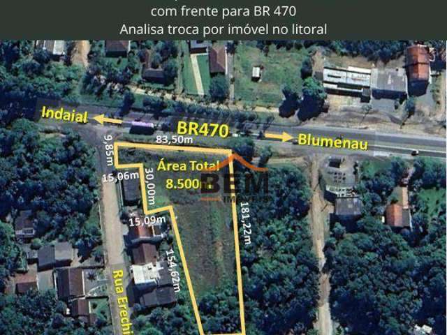 Terreno à venda, 8500 m² por R$ 3.600.000,00 - Encano Do Norte - Indaial/SC