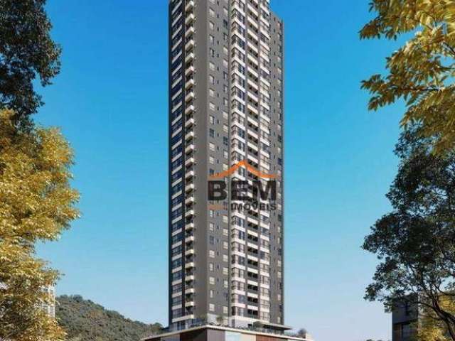 Apartamento com 1 dormitório mais uma 1 suite à venda, 82 m² por R$ 1.250.000 - Praia Brava - Itajaí/SC