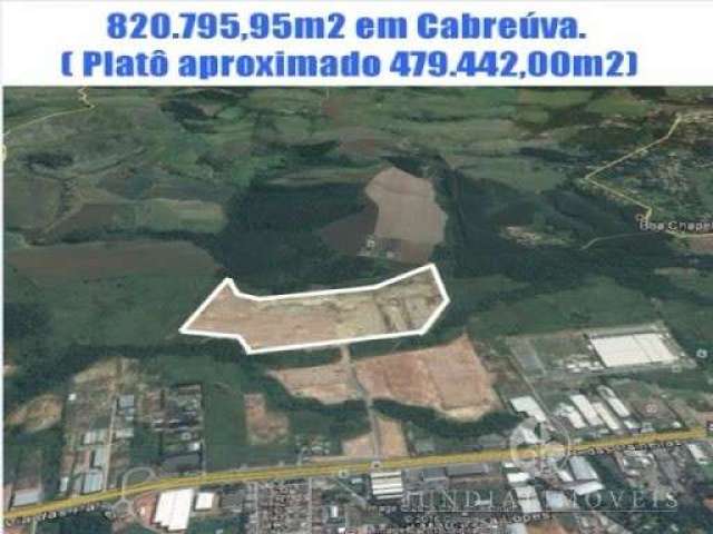 ÁREA INDUSTRIAL À VENDA EM CABREÚVA, DISTRITO INDUSTRIAL COM 820.795,00 m², no Bairro Jacaré,