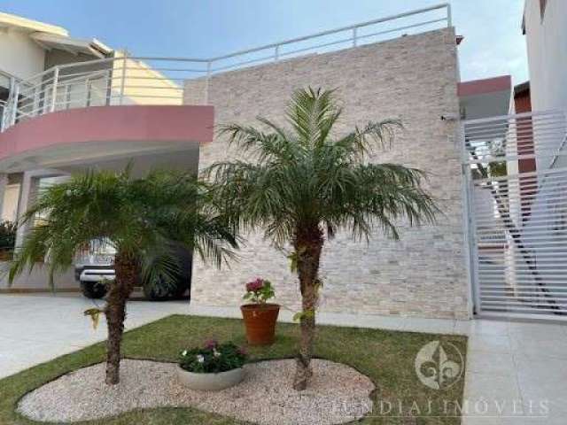 BELÍSSIMA CASA À VENDA NO CONDOMÍNIO VILLAGE DAS FLORES, JD. NOVO MUNDO EM JUNDIAÍ - A/C 224 m², alto padrão, 03 suítes.