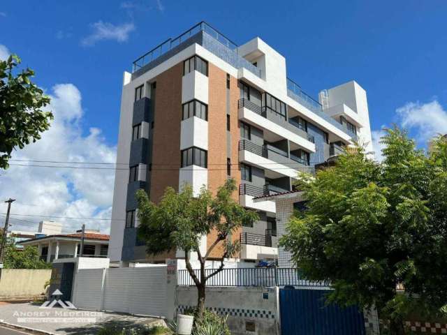 Apartamento com 2 dormitórios à venda, 56 m² por R$ 345.000,00 - Poço - Cabedelo/PB