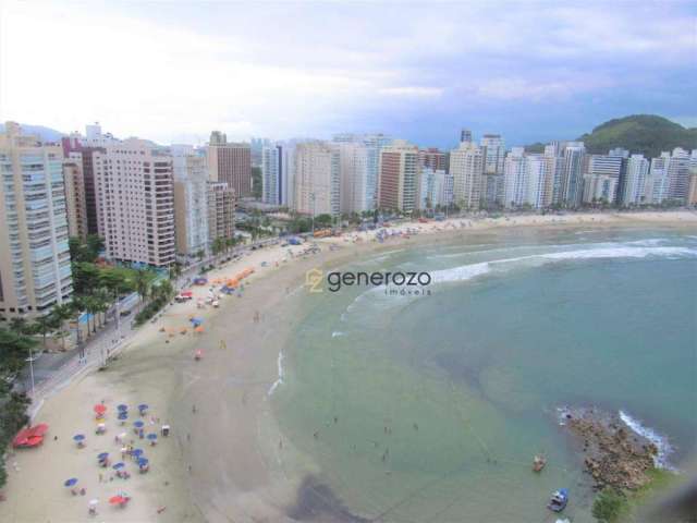 Frente ao mar, Praia das Astúrias, 02 dormitórios, com lazer