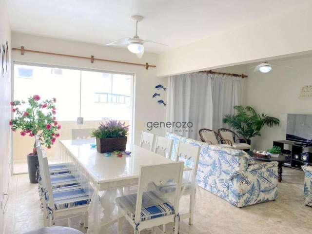 Apartamento na praia das Astúrias, 03 dormitórios, 02 vagas, lazer