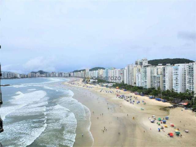 Apartamento a venda na praia de Pitangueiras, frente ao mar, 03 suítes, sacada e 02 vagas de garagem