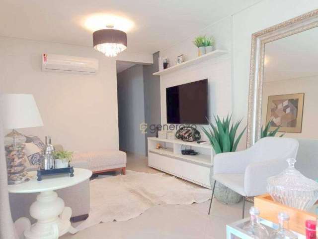 Apartamento na praia de Pitangueiras, 02 dormitórios, 02 vagas, varanda gourmet, lazer