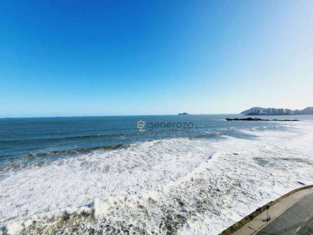 Apartamento a venda na praia das Pitangueiras, frente ao mar, 04 dormitórios, com 01 vaga de garagem