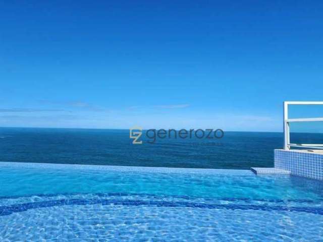 Apartamento duplex a venda no canto do Tortuga, 02 suítes, frente ao mar, com excelente área de lazer