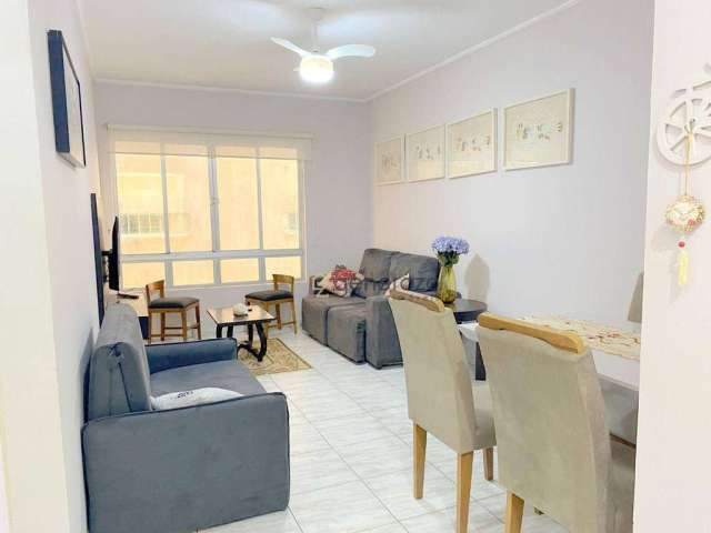 Apartamento à venda na praia das Pitangueiras, 01 dormitório, 01 vaga, próximo à praia