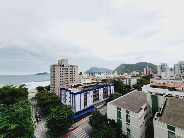 Apartamento a venda na praia do Tombo, varanda gourmet, 03 dormitórios, com 02 vagas de garagem