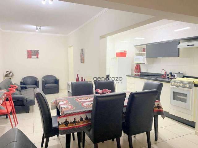 Apartamento na praia das Pitangueiras, 01 dormitório, 02 vagas, lazer