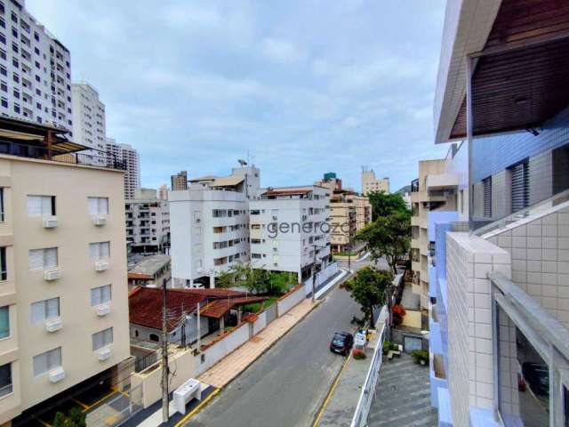 Apartamento á venda na praia da Astúrias, 02 dormitórios, 01 vaga de garagem