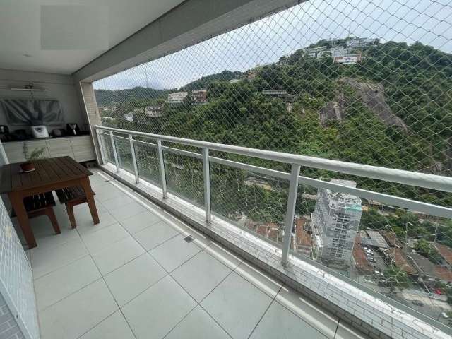 Apartamento Vista Livre, 3 dormitórios, Suite, 2 vagas, Bairro; Marapé - Santos - SP