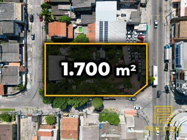 Terreno de 1.700 m² à venda por R$ 3.850.000 - Trindade - São Gonçalo/RJ