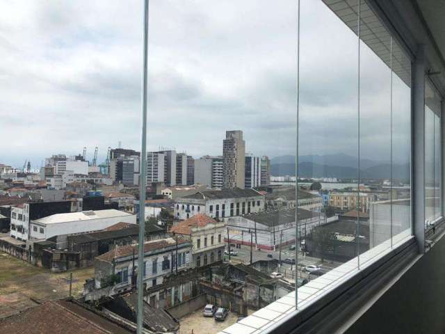 Sala Comercial para Venda em Santos, Centro, 1 banheiro, 1 vaga