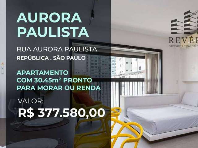 Apartamento compacto na republica