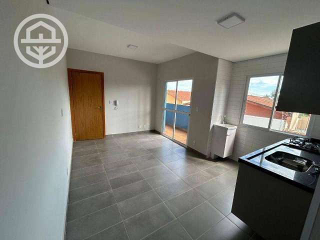 Apartamento com 1 dormitório para alugar, 37 m² por R$ 1.751,00/mês - Jardim Universitário - Barretos/SP