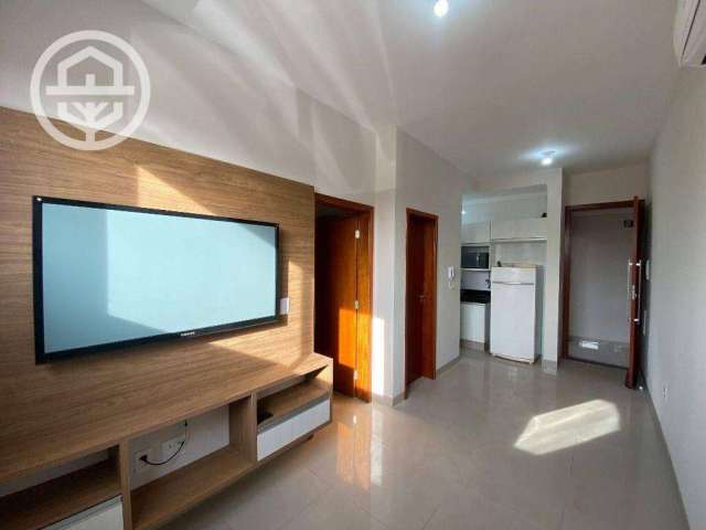 Apartamento com 1 dormitório para alugar, 55 m² por R$ 2.349,02/mês - Aeroporto - Barretos/SP