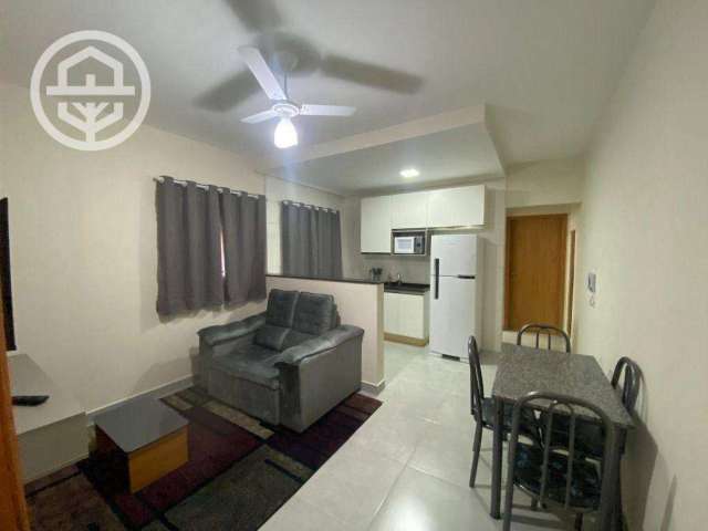 Apartamento com 1 dormitório, 38 m² - venda por R$ 180.000,00 ou aluguel por R$ 2.300,00/mês - Oasis - Barretos/SP