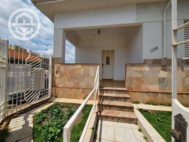 Casa com 3 dormitórios para alugar, 154 m² por R$ 2.470,00/mês - Centro - Barretos/SP