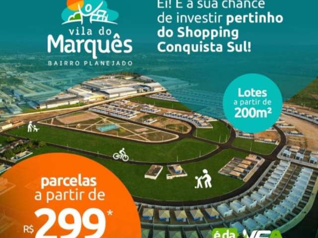 Vila do marques - lotes prontos ou em planta.