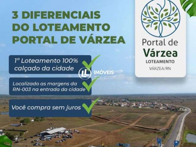 Lotes a Venda Portal De Varzea - Várzea RN a partir de