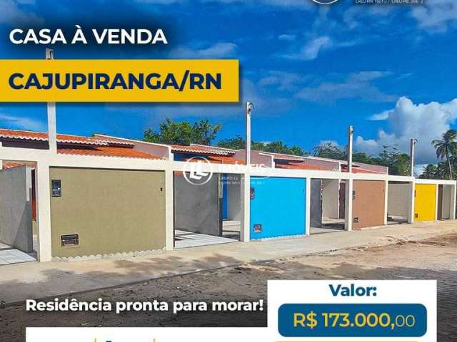 Casa dois quartos com suíte bairro cajupiranga  parnamirim