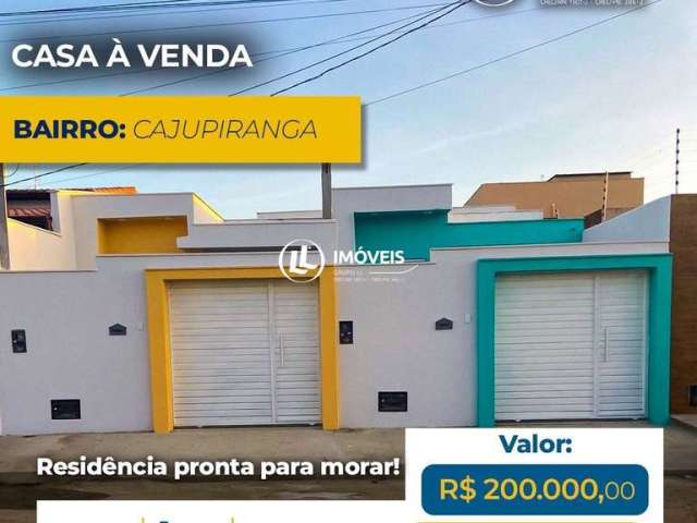 Casa de 2 quartos com suíte á venda em Cajupiranga - Parnamirim-RN.