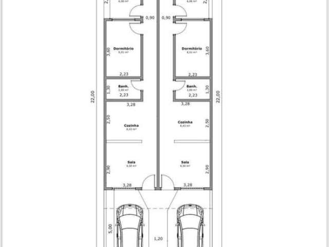 Casa em Jardim Santa Madre Paulina - Sorocaba: 50m², 2 dormitórios, 1 banheiro - R$220 mil