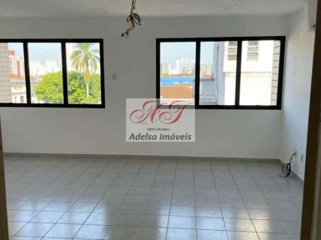 Sala comercial com 1 sala à venda na Vila Mathias, Santos , 42 m2 por R$ 220.000