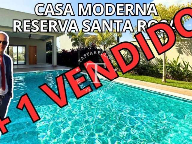 Casa Nova à venda no Condomínio Reserva Santa Rosa - Itatiba - SP.