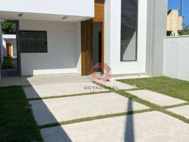 Casa com 3 dormitórios à venda, 106 m² por R$ 645.000,00 - Jardim Atlântico Oeste (Itaipuaçu) - Maricá/RJ