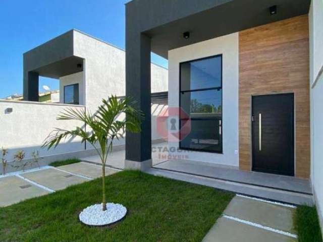 Casa com 3 quartos à venda, 128 m² por R$ 760.000 - Jardim Atlântico Oeste (Itaipuaçu) - Maricá/RJ