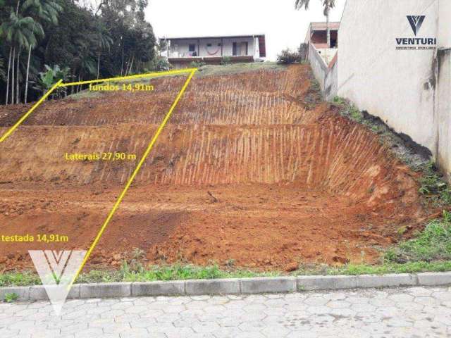 Terreno à venda, 404 m² por R$ 146.000,00 - Passo Manso - Blumenau/SC