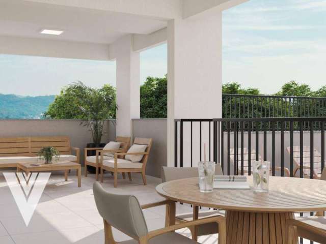 Apartamento com 2 dormitórios à venda, 56 m² por R$ 395.000,00 - Água Verde - Blumenau/SC