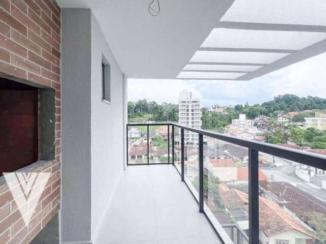 Apartamento com 3 dormitórios à venda, 81 m² por R$ 588.000,00 - Velha - Blumenau/SC