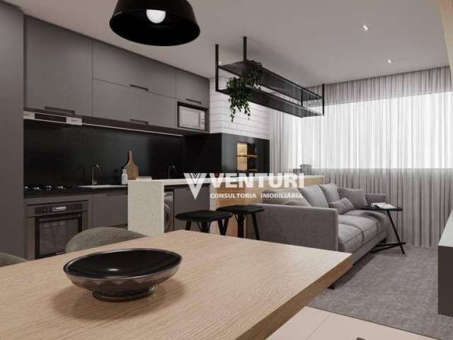 Apartamento com 2 dormitórios à venda, 54 m² por R$ 330.000,00 - Água Verde - Blumenau/SC