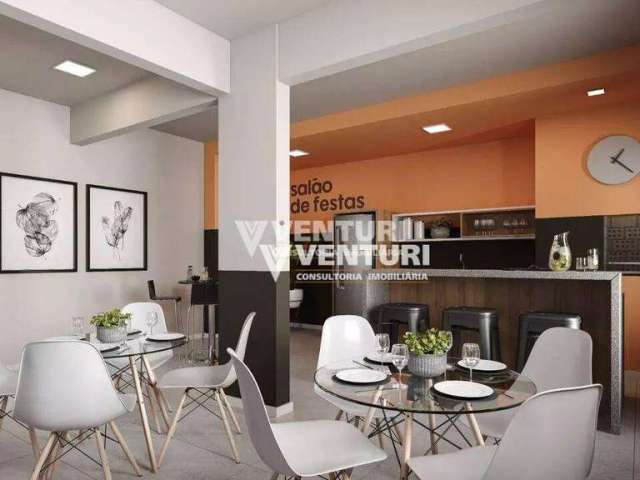 Apartamento com 2 dormitórios à venda, 62 m² por R$ 410.000,00 - Garcia - Blumenau/SC